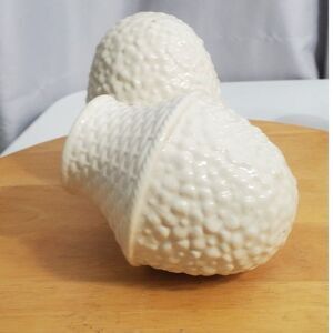 Mikasa Country Manor White Salt and Pepper Shakers